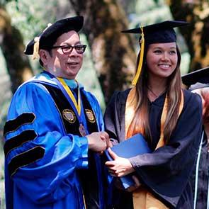 Dr. Chong with Graduate